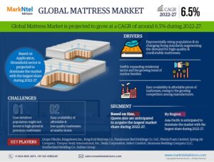 Read more about the article Key Insights into the Global Mattresses Market (2022-27)