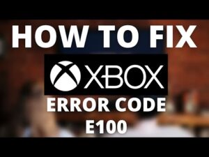 Read more about the article Unraveling the Mystery: Fixing Error Code E100