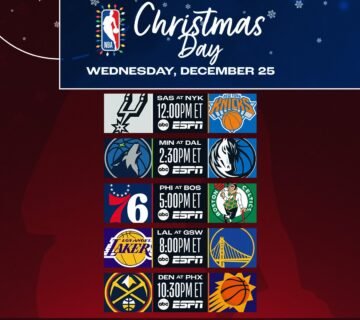 NBA Christmas Games 2024
