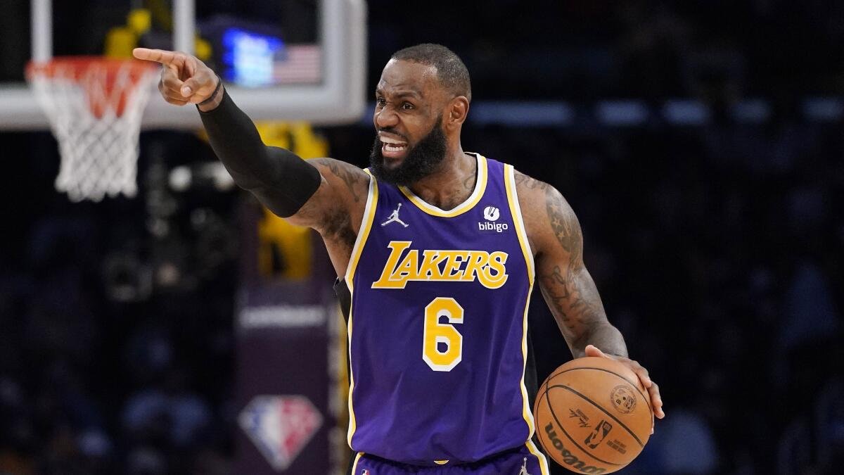 LeBron James Makes NBA