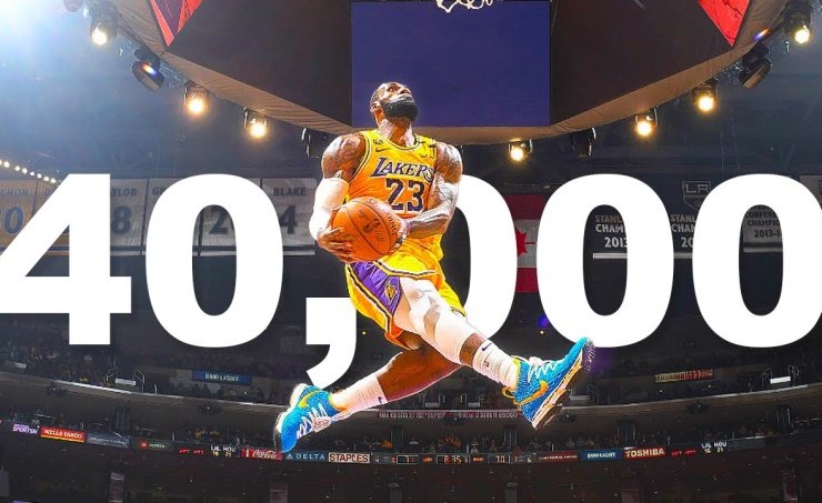 LeBron James Nears 40,000 Points